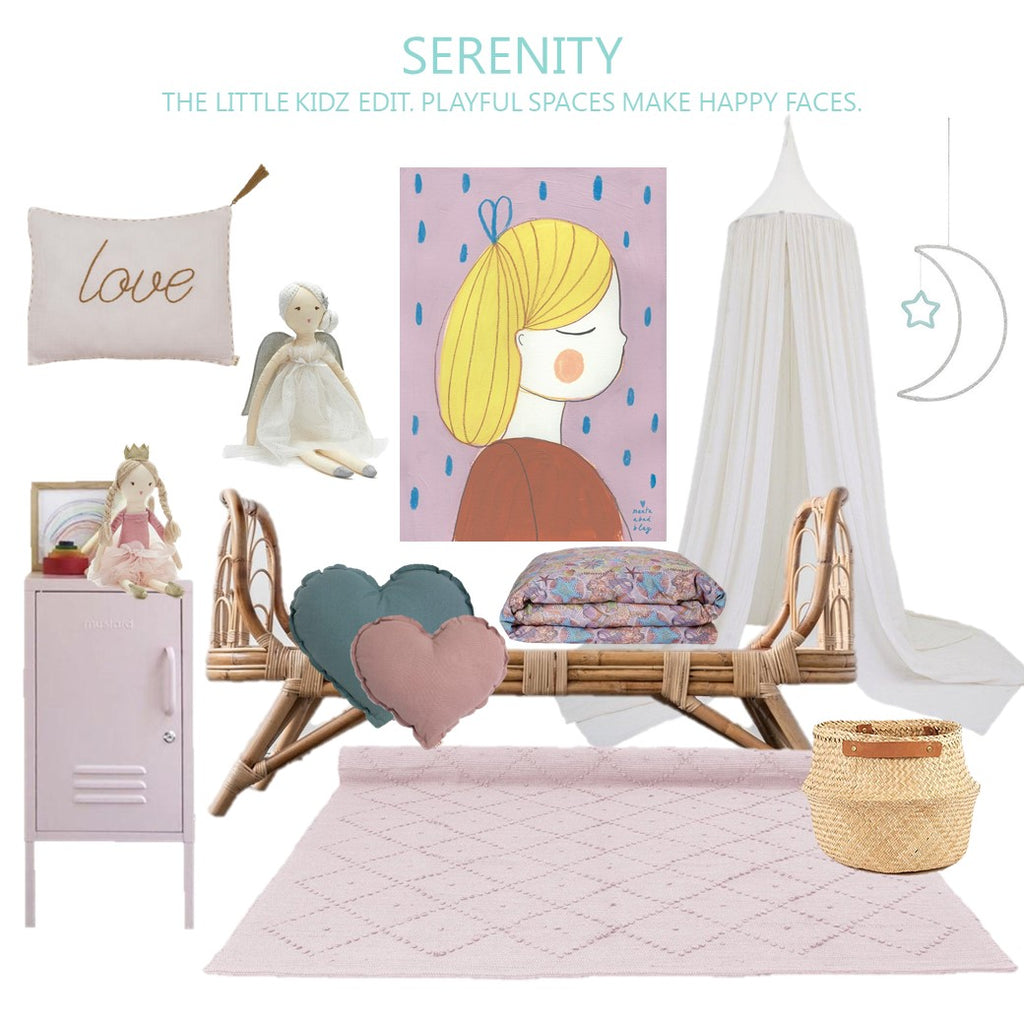 Kids Room Ideas.  Creating a Sweet And Serene Girls Bedroom