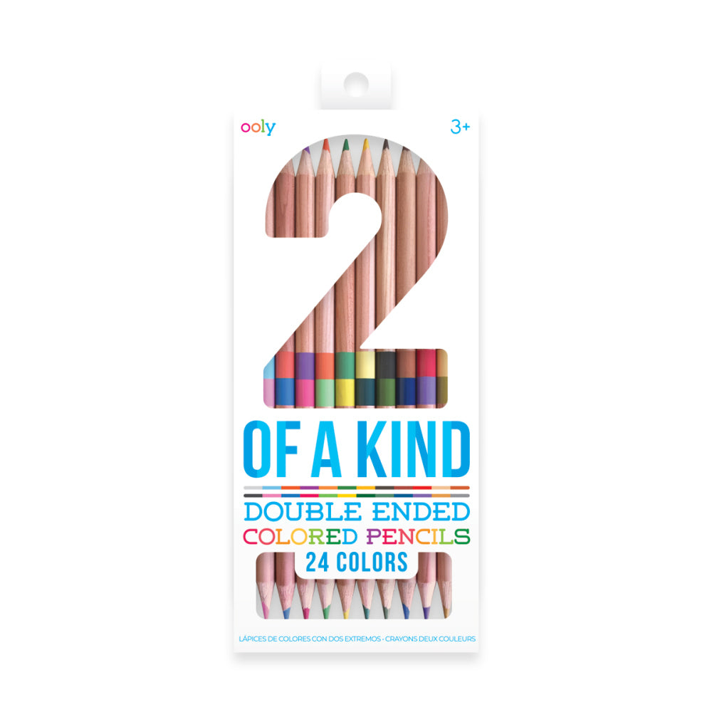 Ooly Kids Stationery 12 Double Ended Colour Pencils