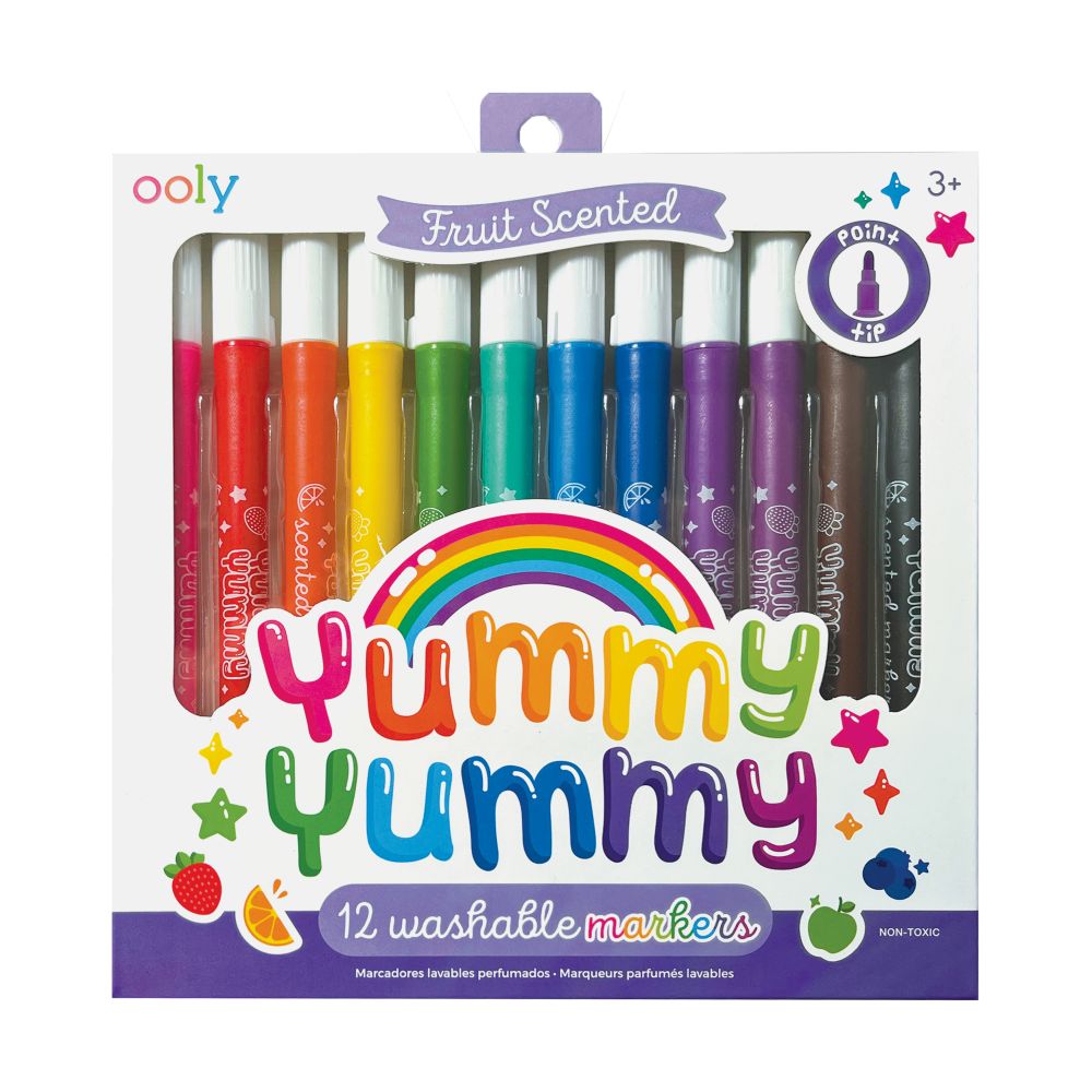 Ooly Kids Stationery - Yummy Yummy Fruit Scented Markers