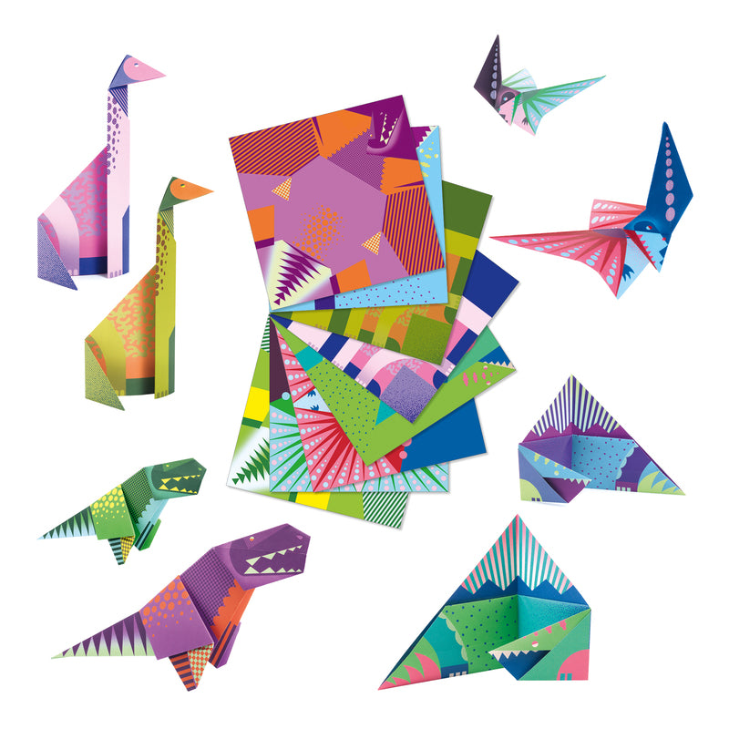 Djeco Kids Stationery - Dinosaur Origami Kit