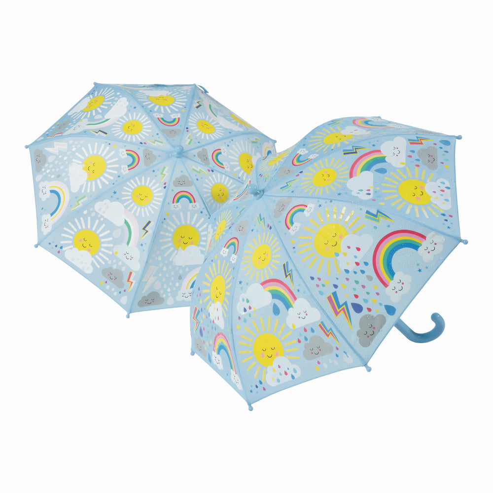 Floss & Rock Colour Changing Umbrella - Sun and Clouds