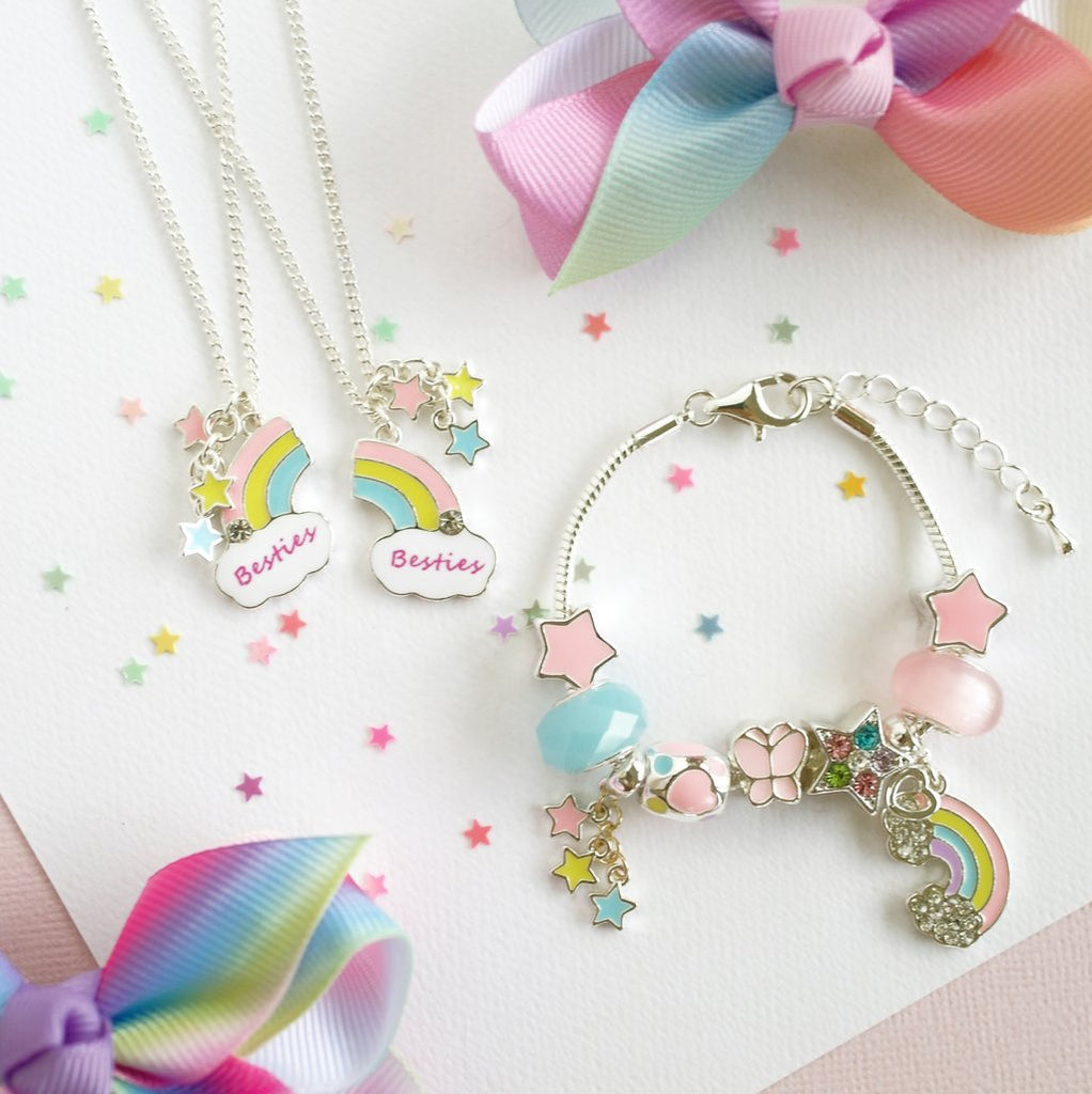 Lauren Hinkley Kids Jewellery - Rainbow Besties Necklace