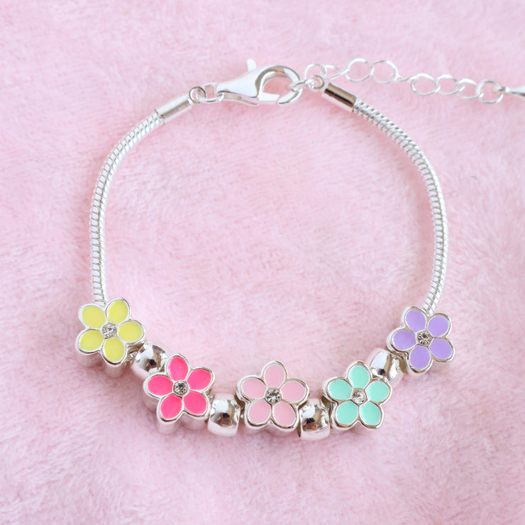 Lauren Hinkley Kids Jewellery - Petite Fleur Flower Bouquet Charm Bracelet