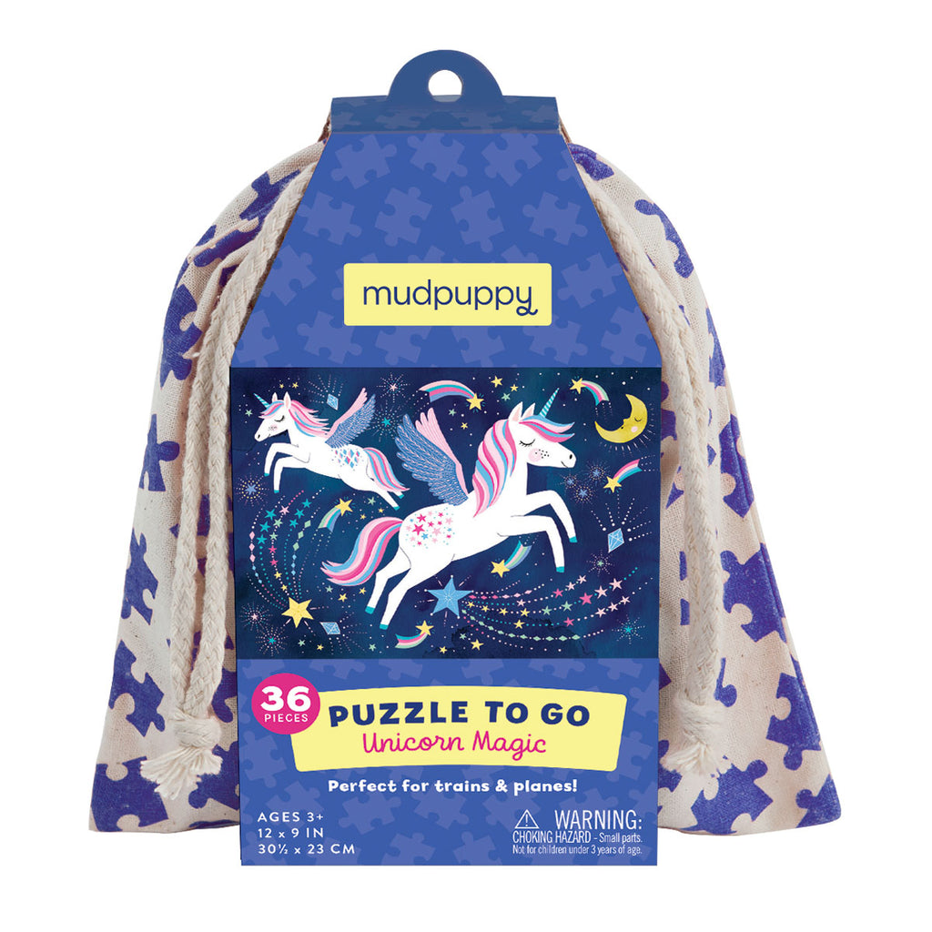 Mudpuppy 36pc To Go Puzzle - Unicorn Magic