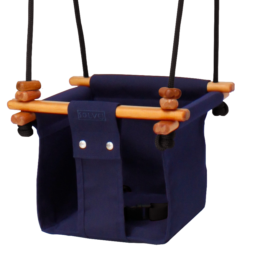 Solvej Baby And Toddler Swing - Midnight Blue