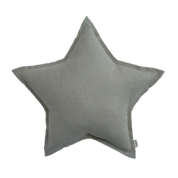 Numero 74 Sparkling Star Cushion - Silver Grey