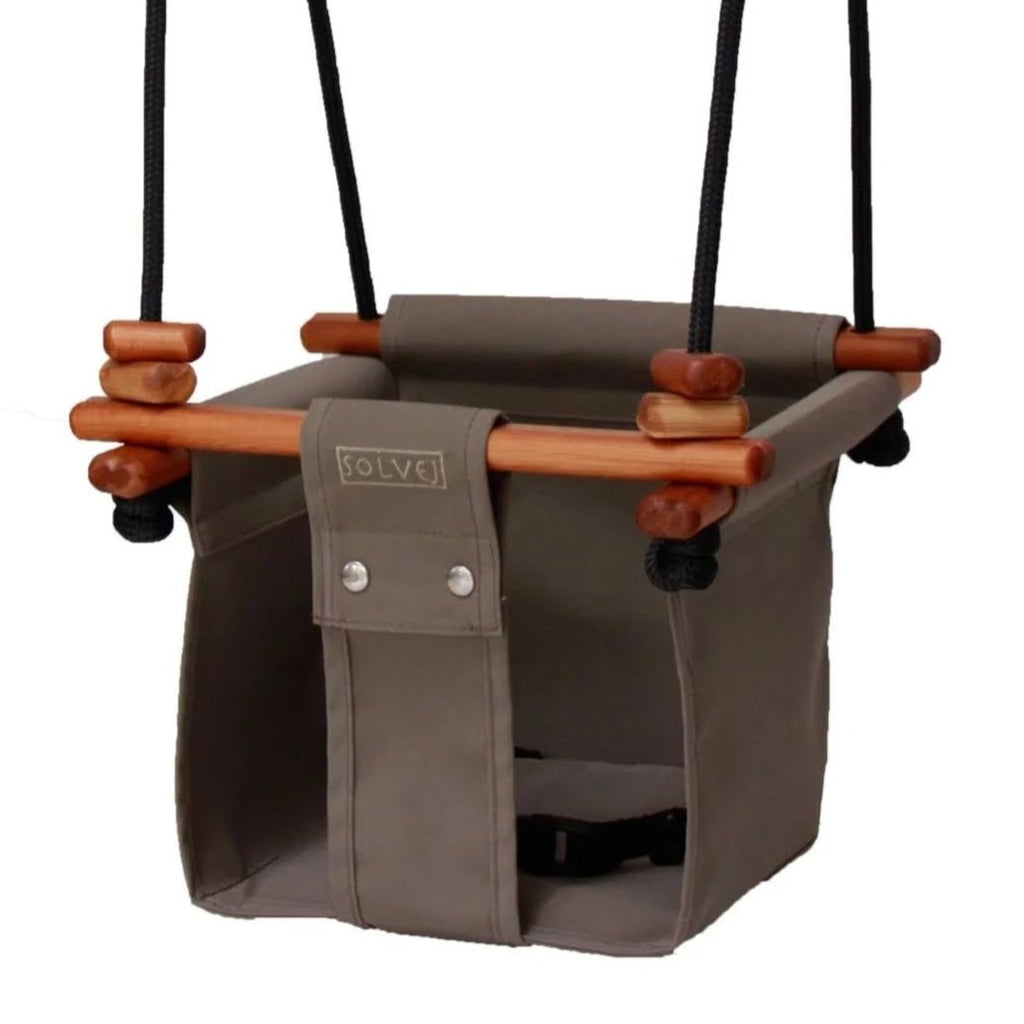Solvej Baby and Toddler Swing - Classic Taupe