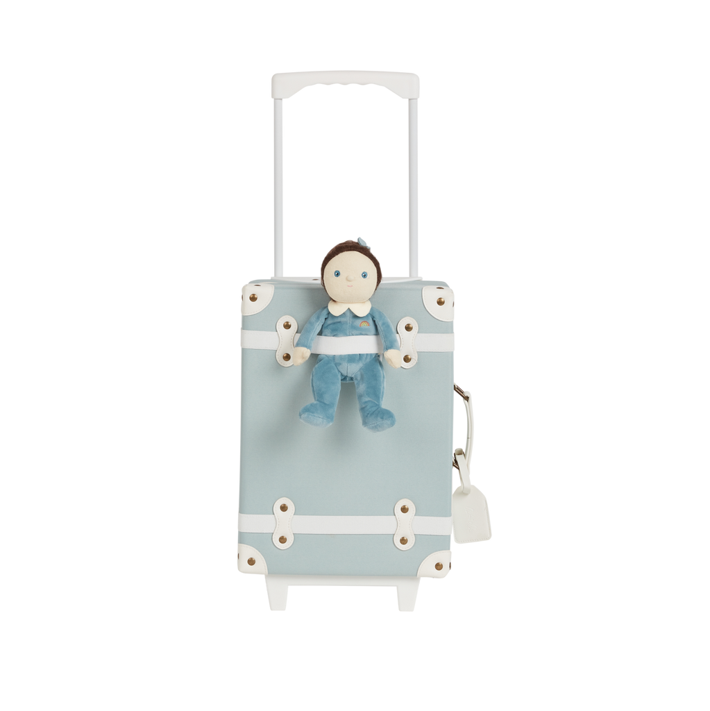 Olli Ella SeeYa Kids Suitcase - Steel Blue