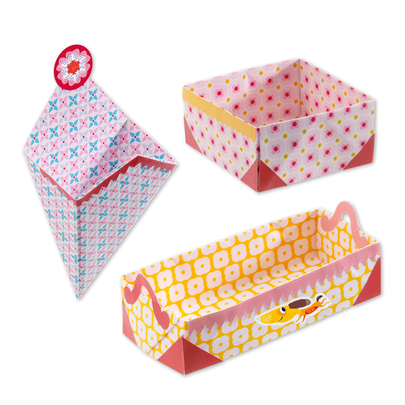 Djeco Kids Stationery - Small Box Origami Kit