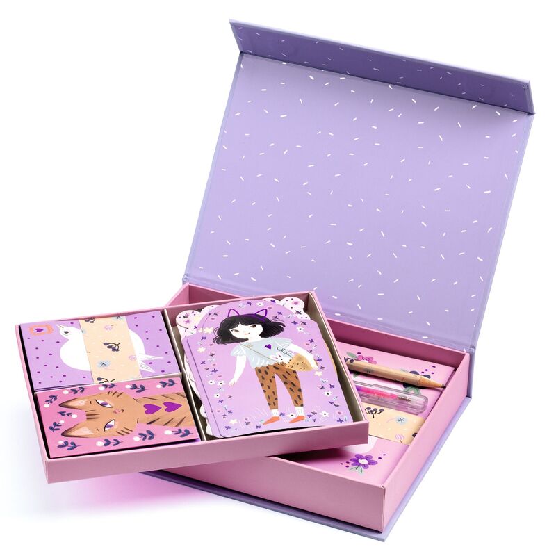 Djeco Kids Stationery - Lucille Correspondence Box Set