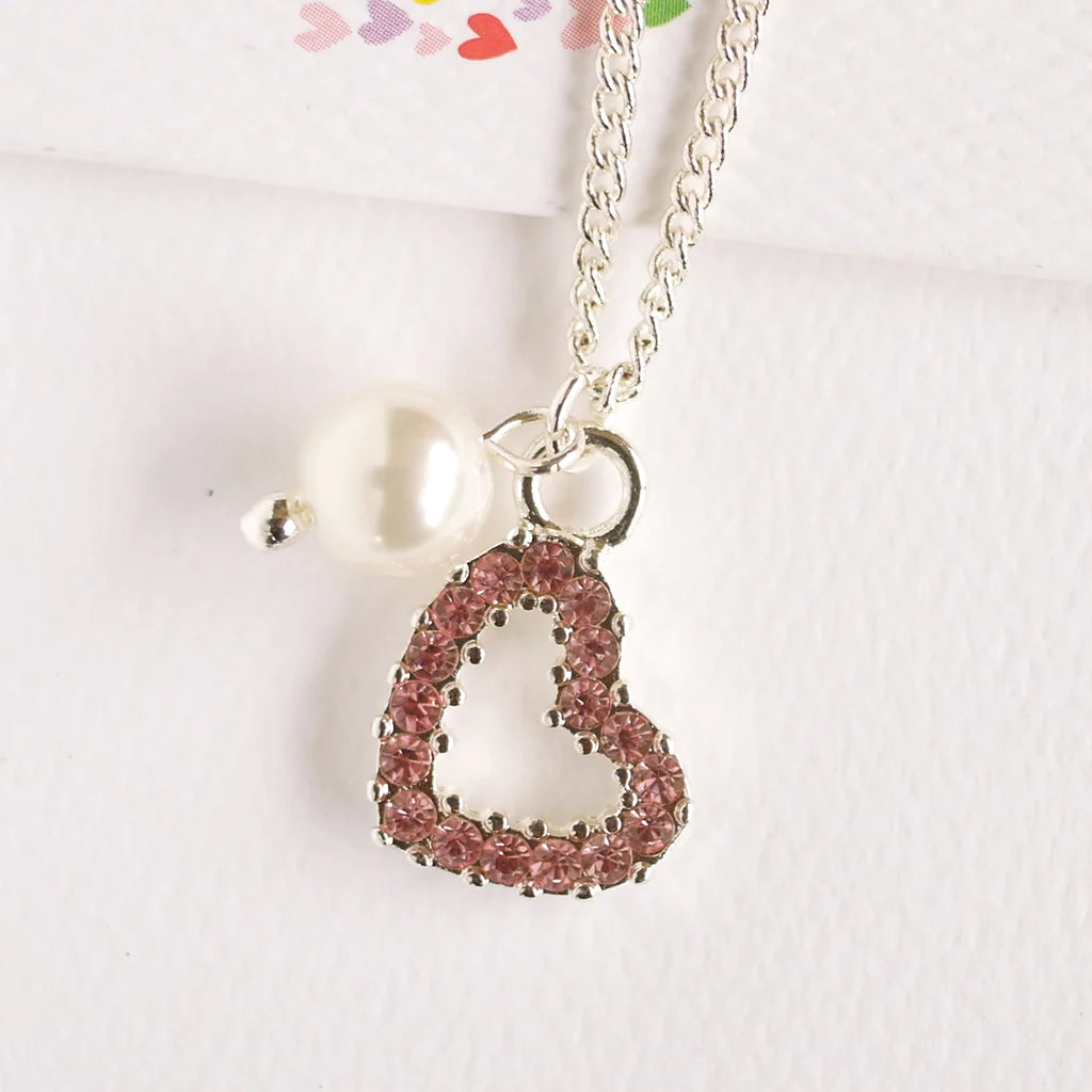 Lauren Hinkley Kids Jewellery - Pink Heart Necklace