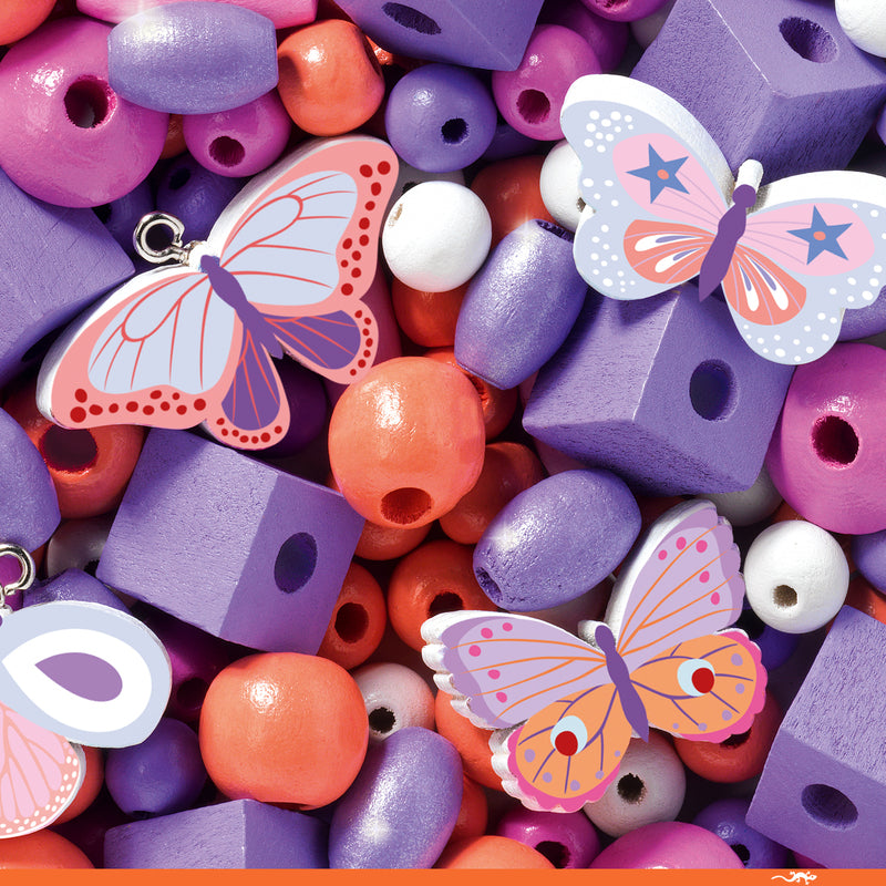 Djeco - Butterfly Beads Jewellery Craft Set