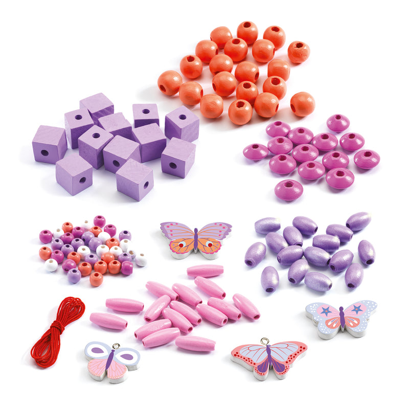 Djeco - Butterfly Beads Jewellery Craft Set