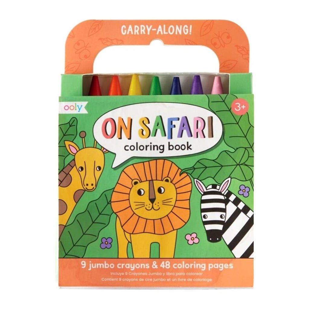Ooly Carry Along Colouring - Safari
