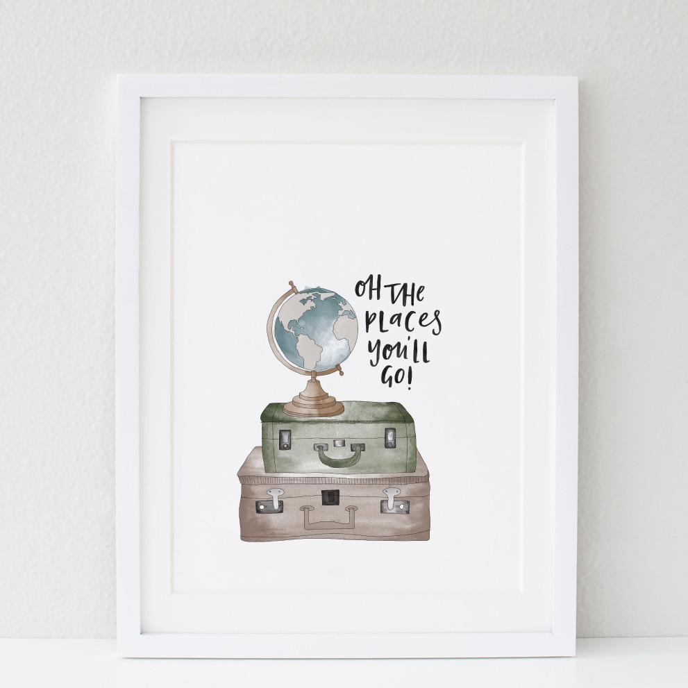 In The Daylight - Oh The Places You'll Go Kids Wall Art