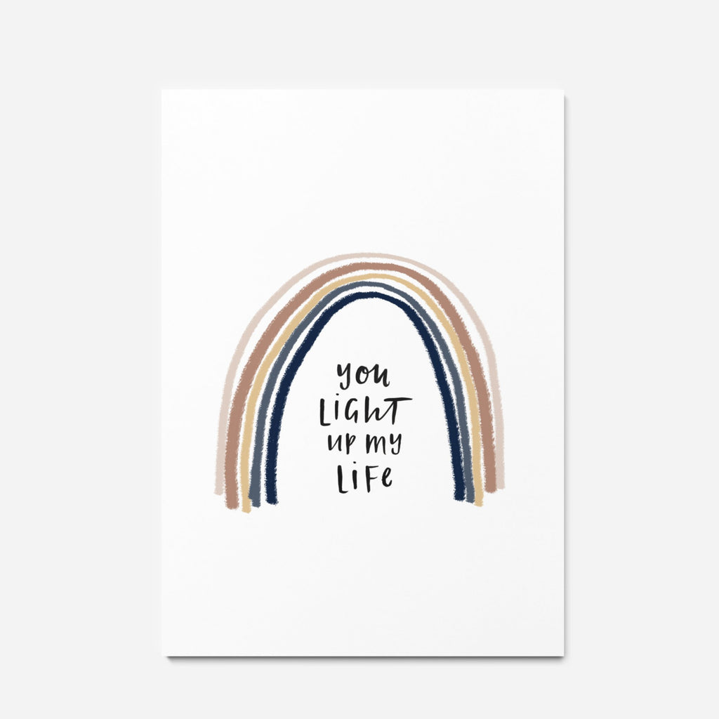 In The Daylight - You Light Up My Life Rainbow Kids Wall Art