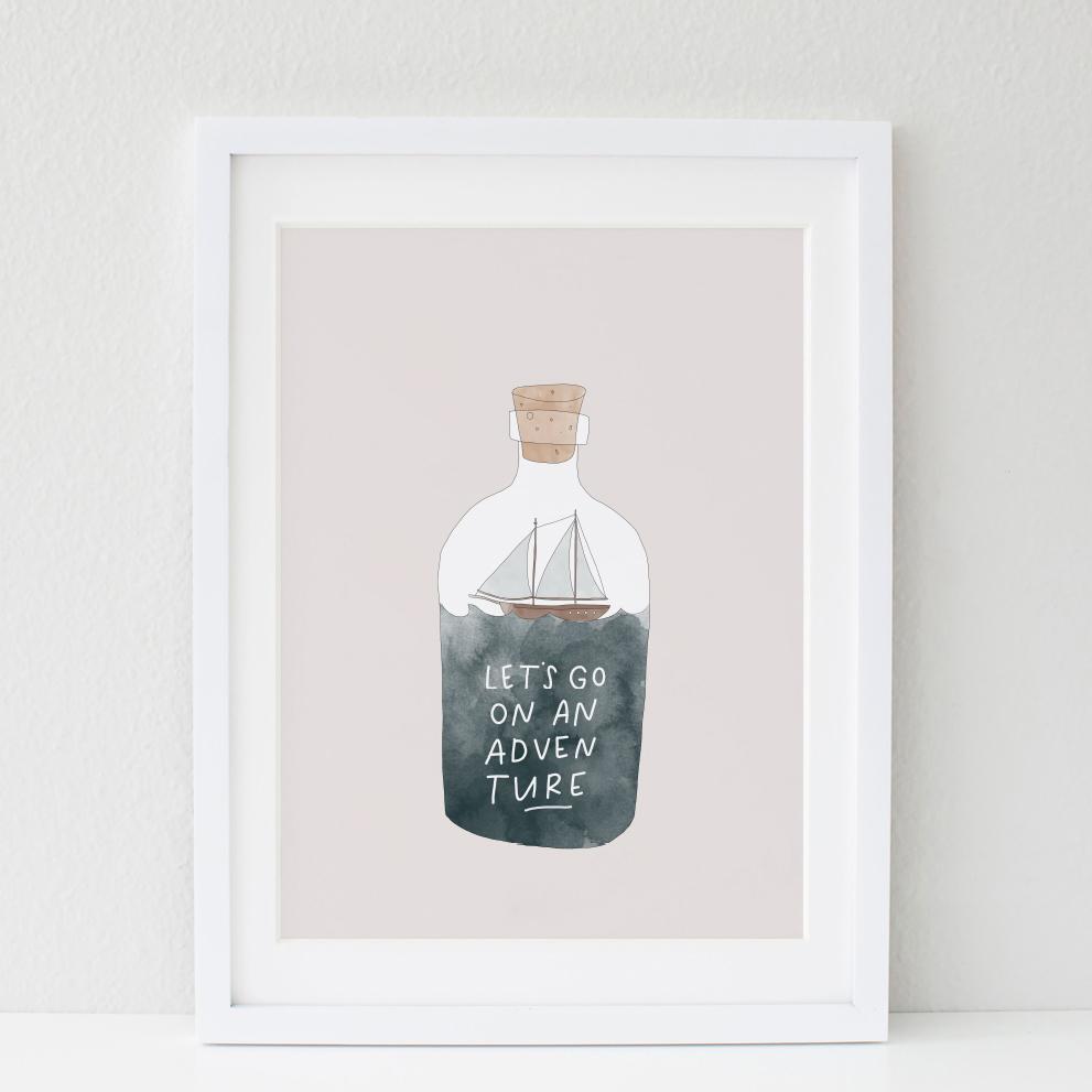 In The Daylight - Let's Go On An Adventure Kids Wall Art