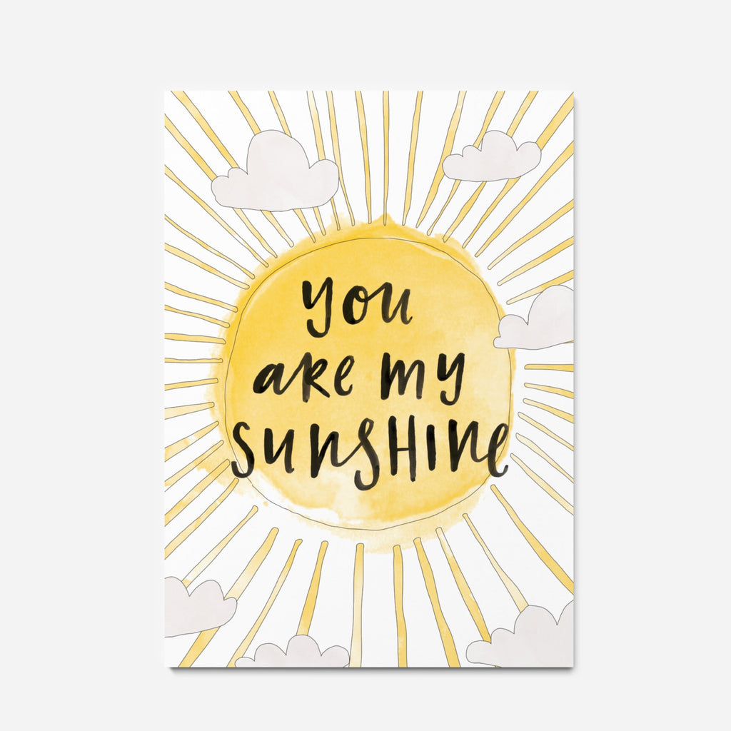 In The Daylight - You Are My Sunshine Kids Wall Art