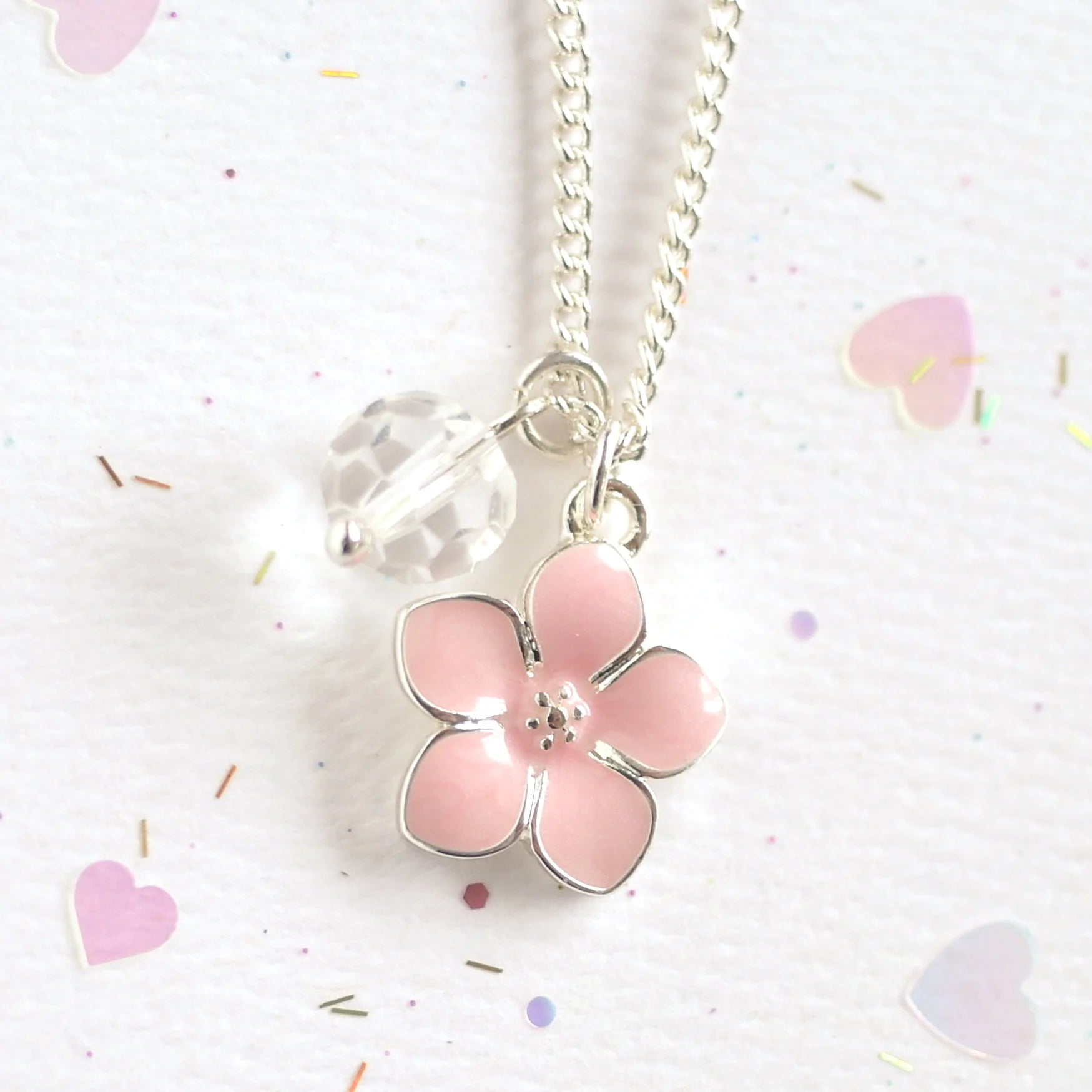 Lauren Hinkley Kids Jewellery Pink Flower Necklace The Little Kidz Closet