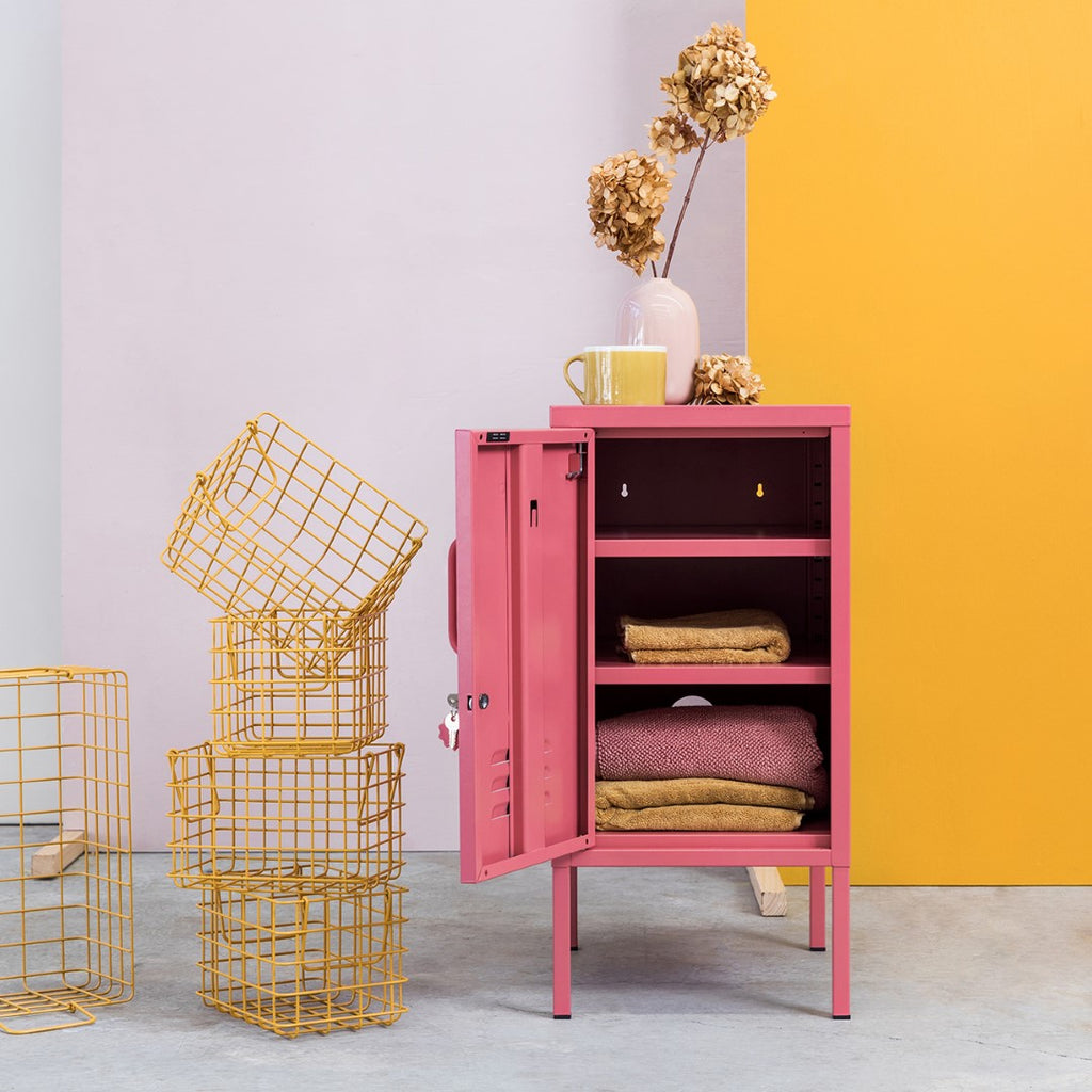 Mustard Made Metal Lockers - The Shorty in Berry
