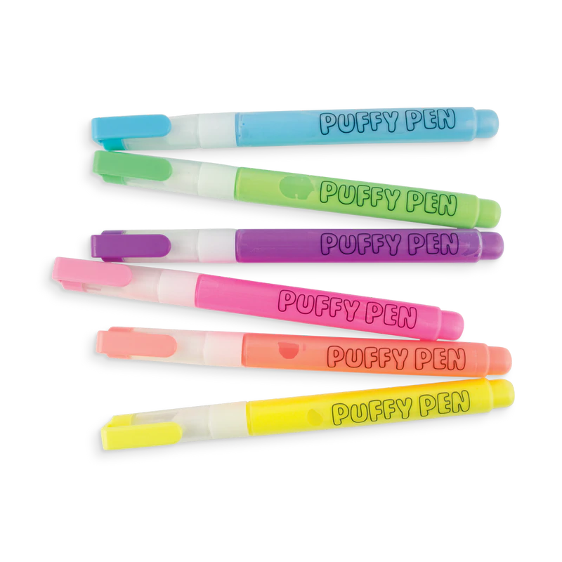Ooly Kids Stationery - Magic Puffy Pens 6 Pack