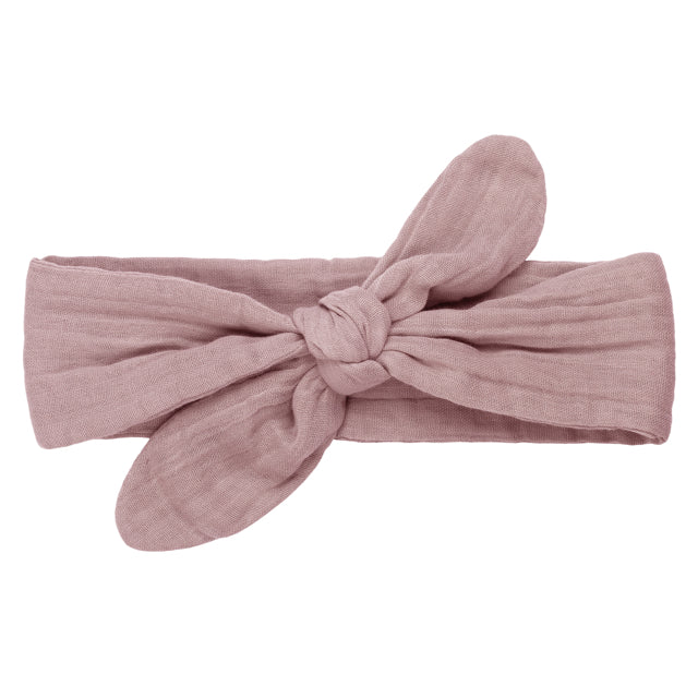 Numero 74 Romy Bow Headband - Dusty Pink