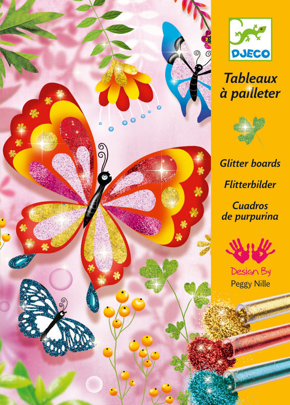 Djeco - Butterfly Glitter Boards