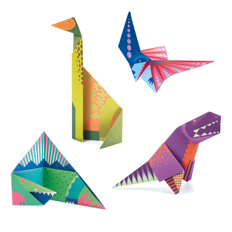 Djeco Kids Stationery - Dinosaur Origami Kit