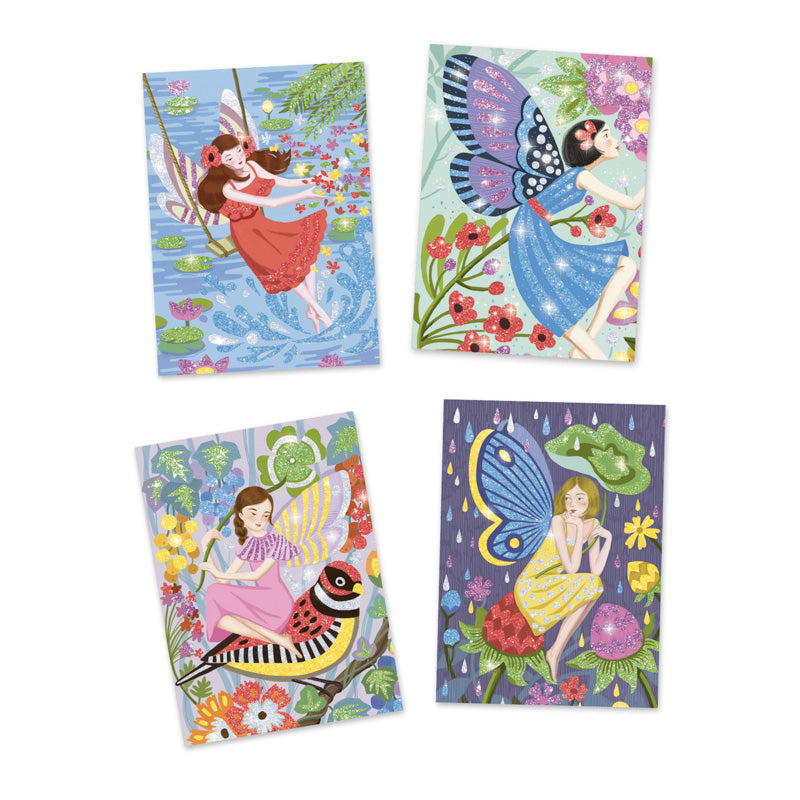 Djeco - The Gentle Life of Fairies Glitter Boards