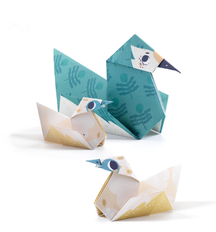 Djeco Kids Stationery - Animal Family Origami Kit