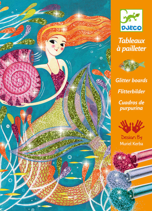 Djeco - Mermaids Glitter Boards