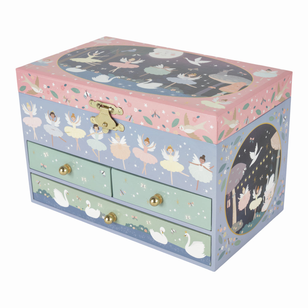 Floss and Rock - Enchanted 3 Drawer Musical Jewellery Box