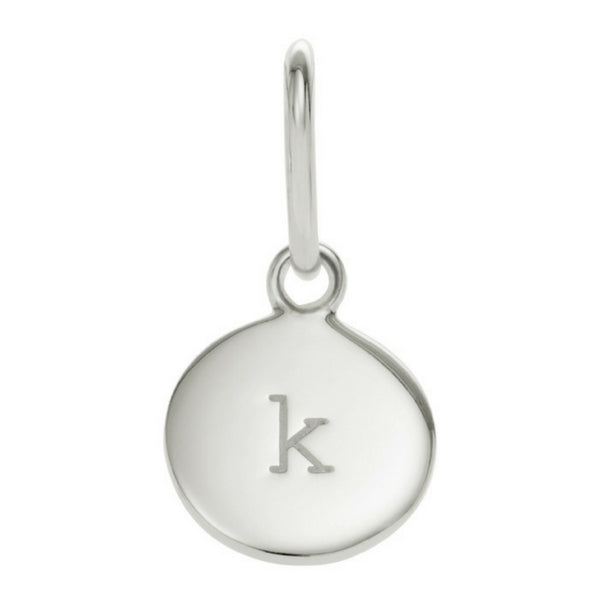 Little Kirstin Ash Kids Jewellery Circle Letter Charm (az)