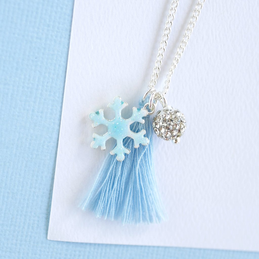 Lauren Hinkley Kids Jewellery - Blue Snowflake Necklace