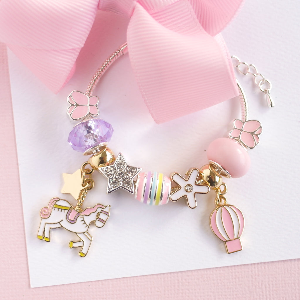 Lauren Hinkley Kids Jewellery - Unicorn Carousel Charm Bracelet