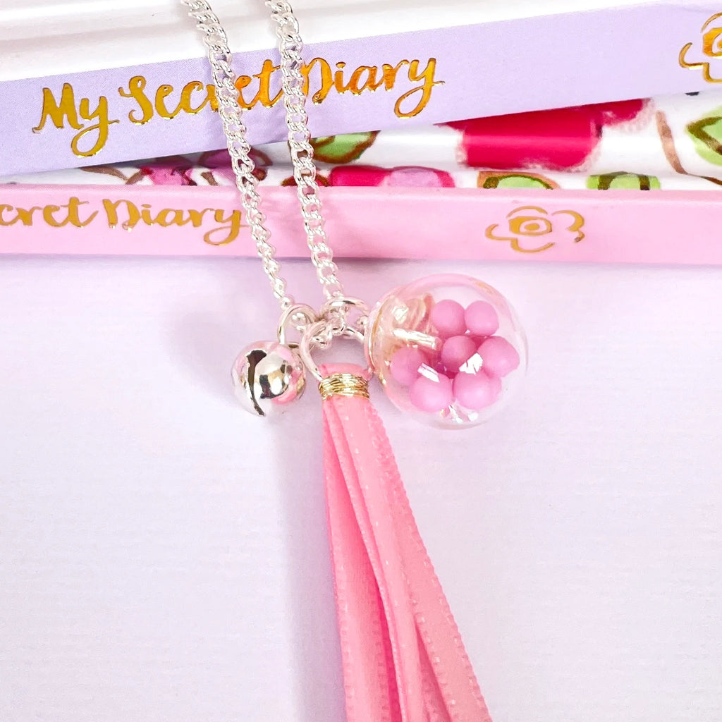 Lauren Hinkley Kids Jewellery - Petite Fleur Blush Necklace
