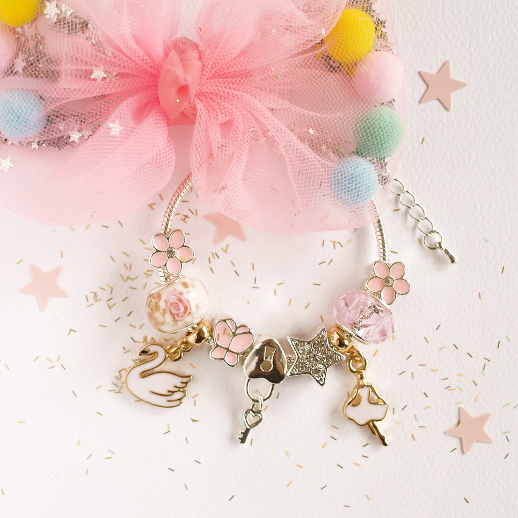 Lauren Hinkley Kids Jewellery - Swan Lake Charm Bracelet