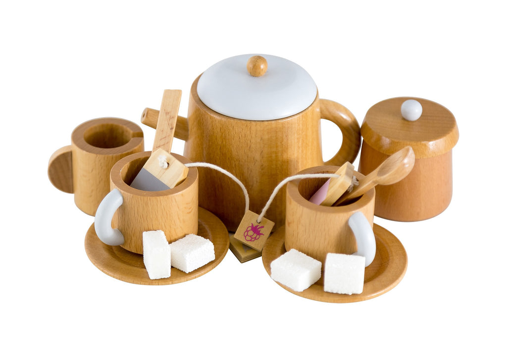 Make Me Iconic Wooden Toy Tea Set