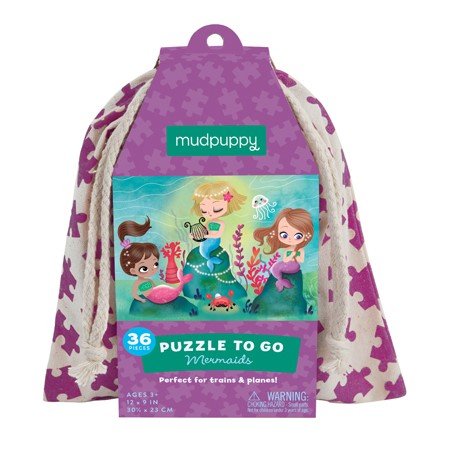 Mudpuppy 36pc To Go Puzzle  Mermaid