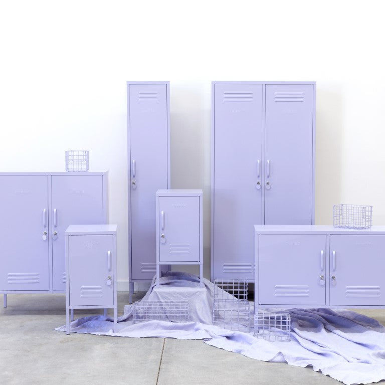 Mustard Made Metal Locker - The Shorty in Lilac