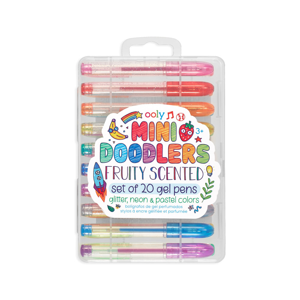 Kids Stationery Ooly Mini Doodles Fruit Pens - 20 Pack