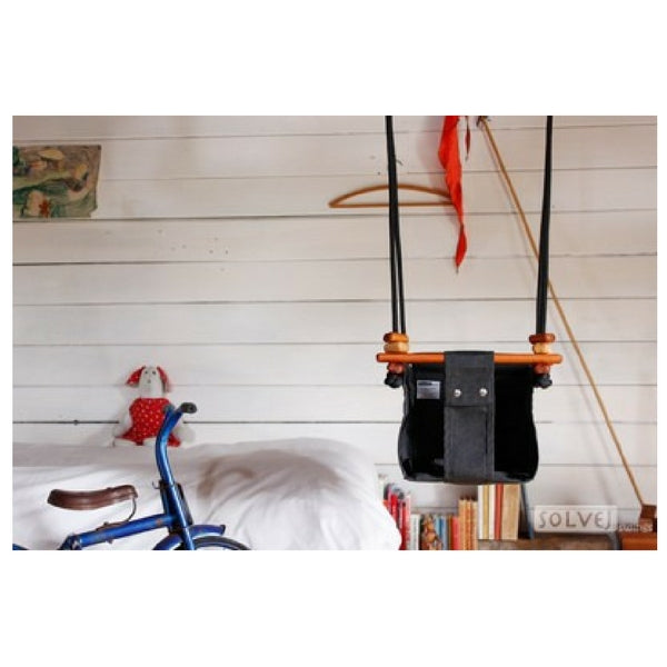 Solvej Baby and Toddler Swing - Soft Linen – The Little Kidz Closet