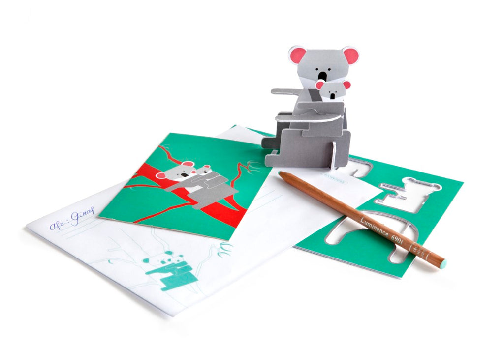 Studio Roof 3D Pop Out Cards - Kangaroo