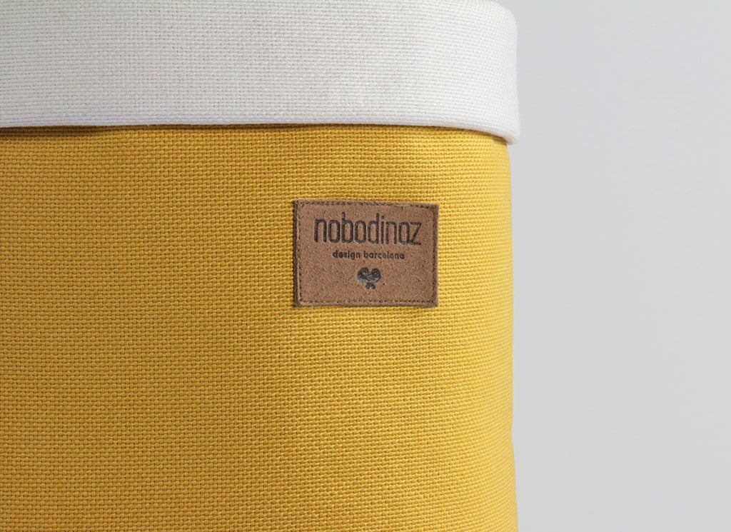 Nobodinoz - Tango Small Storage Basket - Farniente Yellow