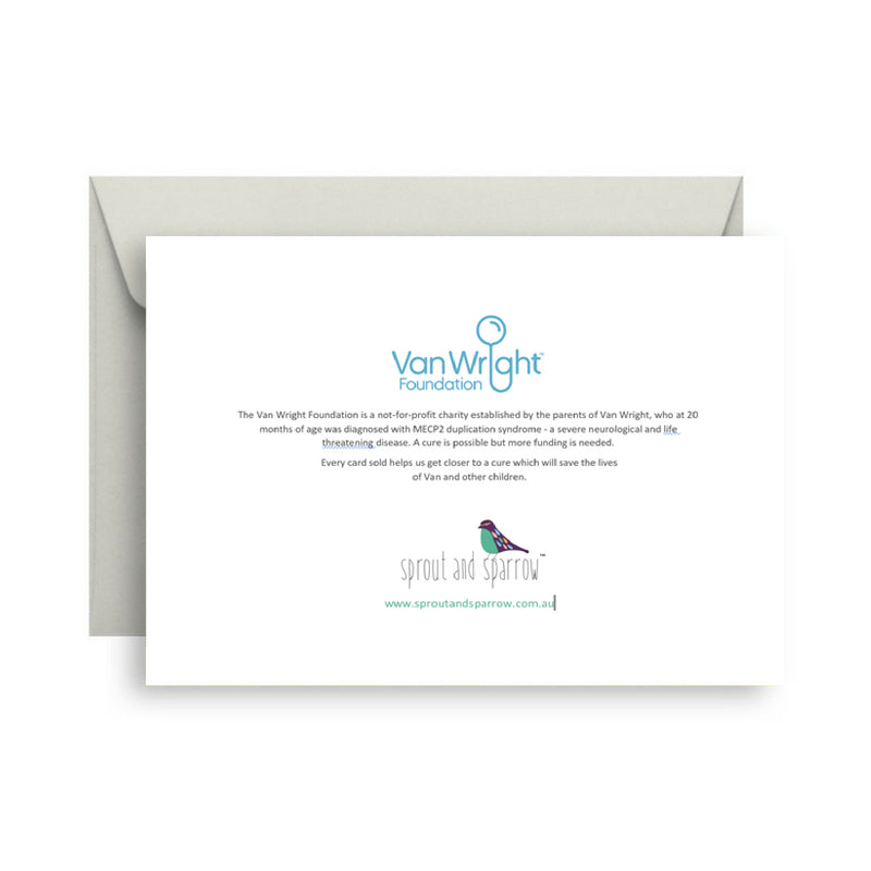 Van Wright Foundation â€˜Dream The Biggest Dreamsâ€™ Greeting Card