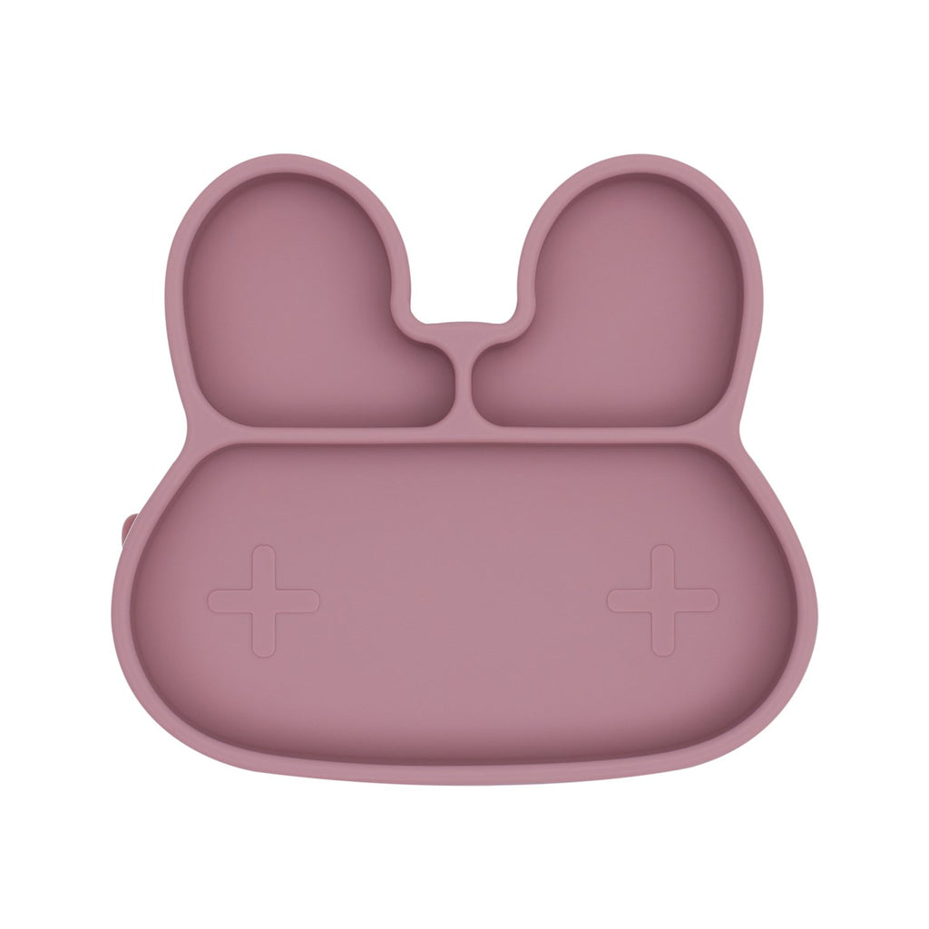 We Might Be Tiny - Bunny Stickie Plate Dusty Rose