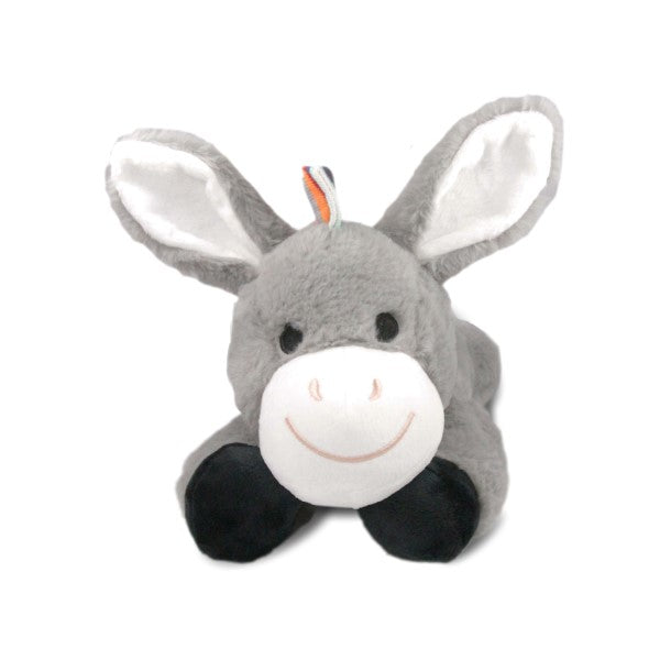ZAZU Plush Comforter Heartbeat and White Noise Baby Toy  Don the Donkey